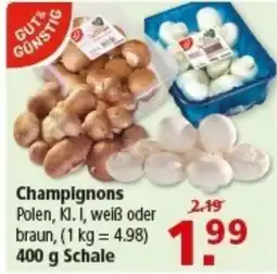 Multi Markt GUT& GÜNSTIG Champignons Angebot