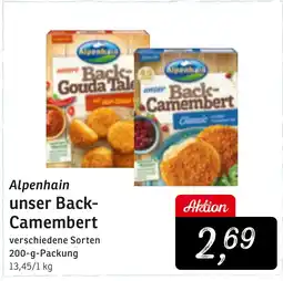 KONSUM Alpenhain unser Back- Camembert Angebot