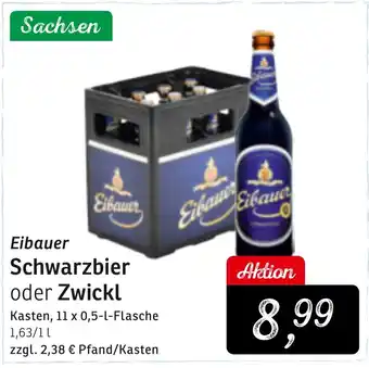 KONSUM Eibauer Schwarzbier oder Zwickl Angebot