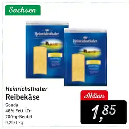 KONSUM Heinrichsthaler Reibekäse Gouda Angebot