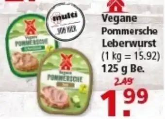 Multi Markt Vegane Pommersche Leberwurst Angebot