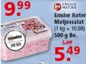 Multi Markt Emder Roter Matjessalat Angebot