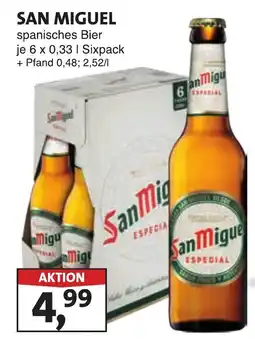 Lösch Depot SAN MIGUEL spanisches Bier Angebot
