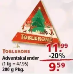 Multi Markt TOBLERONE Adventskalender Angebot