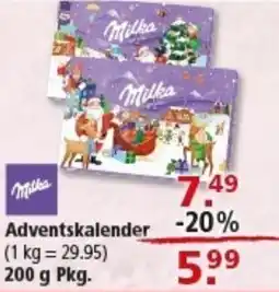 Multi Markt Milka Adventskalender Angebot