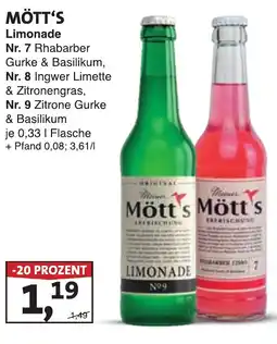 Lösch Depot MÖTT'S Limonade Angebot
