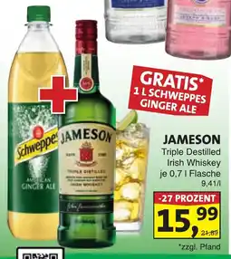 Lösch Depot JAMESON Triple Destilled Irish Whiskey Angebot