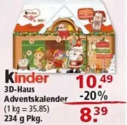Multi Markt Kinder 3D-Haus Adventskalender Angebot