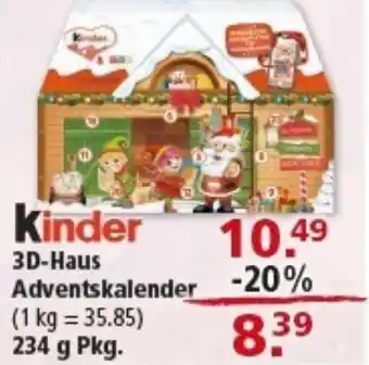 Multi Markt Kinder 3D-Haus Adventskalender Angebot
