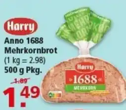 Multi Markt Harry Anno 1688 Mehrkornbrot Angebot