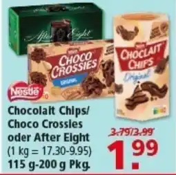 Multi Markt Nestle Chocolait Chips/ Choco Crossles oder After Eight Angebot