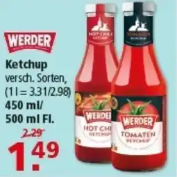 Multi Markt WERDER Ketchup Angebot