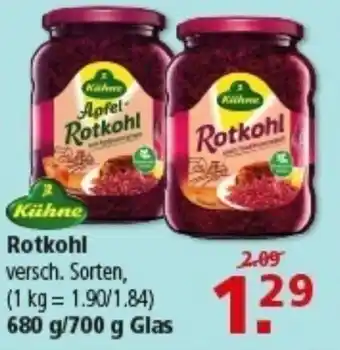 Multi Markt Kühne Rotkohl Angebot