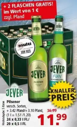Multi Markt JEVER Pilsener Angebot