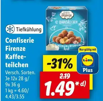 Lidl Confiserie firenze kaffeeteilchen Angebot