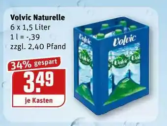 REWE Kaufpark Volvic Naturelle 6x1,5L Angebot