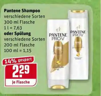 REWE Kaufpark Pantene Shampoo 300ml Oder Spülung 200ml Angebot