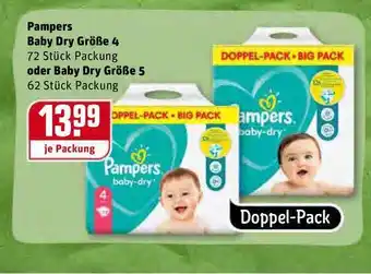 REWE Kaufpark Pampers Baby Dry Größe 4 Oder 5 Angebot