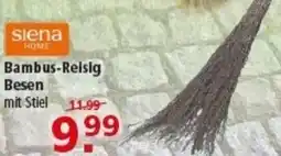 Multi Markt Siena Home Bambus-Reisig Besen Angebot