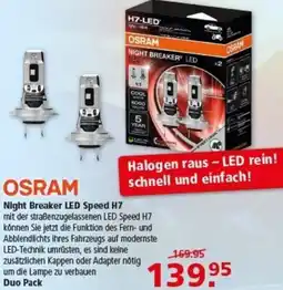 Multi Markt OSRAM Night Breaker LED Speed H7 Angebot