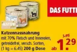 Multi Markt NATUR plus Katzennassnahrung Angebot