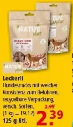 Multi Markt NATUR plus Leckerli Angebot