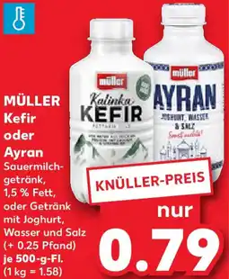 Kaufland MÜLLER Kefir oder Ayran Angebot