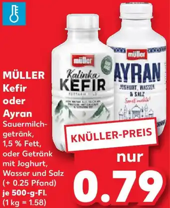 Kaufland MÜLLER Kefir oder Ayran Angebot