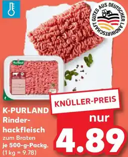 Kaufland K-PURLAND Rinderhackfleisch Angebot