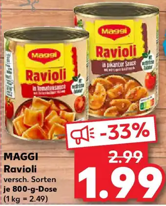 Kaufland MAGGI Ravioli Angebot