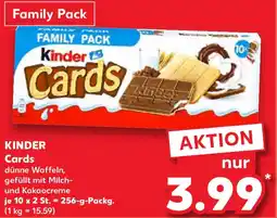 Kaufland KINDER Cards Angebot