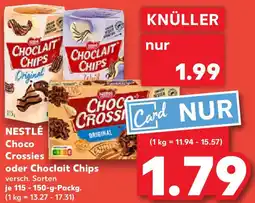 Kaufland NESTLÉ Choco Crossies oder Choclait Chips Angebot
