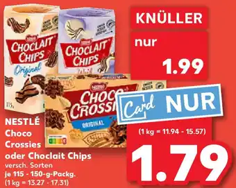 Kaufland NESTLÉ Choco Crossies oder Choclait Chips Angebot