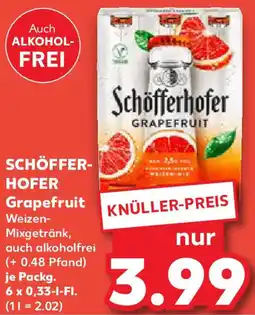 Kaufland SCHÖFFERHOFER Grapefruit Angebot