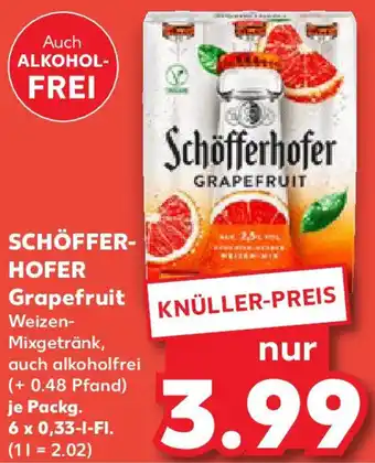 Kaufland SCHÖFFERHOFER Grapefruit Angebot
