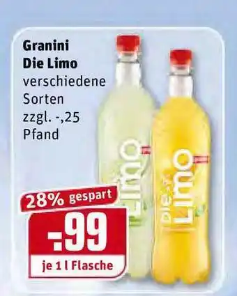 REWE Kaufpark Granini Die Limo 1L Angebot