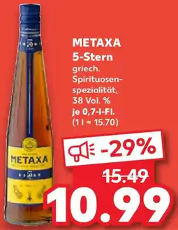 Kaufland METAXA 5-Stern Angebot