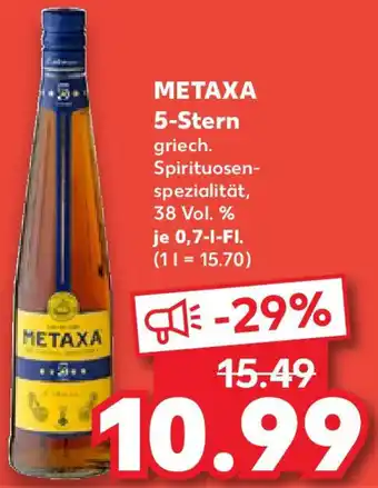 Kaufland METAXA 5-Stern Angebot