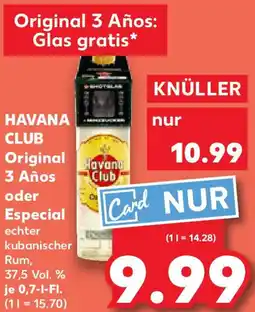 Kaufland HAVANA CLUB Original 3 Años oder Especial Angebot