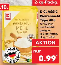 Kaufland K-CLASSIC Weizenmehl Type 405 Angebot