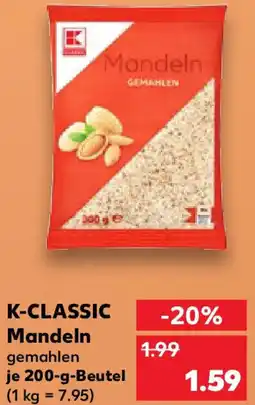Kaufland K-CLASSIC Mandeln Angebot