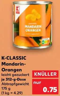 Kaufland K-CLASSIC Mandarin Orangen Angebot
