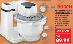 Kaufland BOSCH Küchenmaschine MUMS2AW00 Angebot