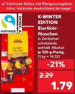Kaufland K-WINTER EDITION Eierlikörfässchen Angebot