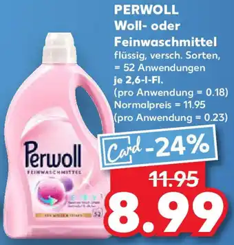 Kaufland PERWOLL Woll- oder Feinwaschmittel Angebot