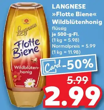 Kaufland LANGNESE Flotte Biene Wildblütenhonig Angebot