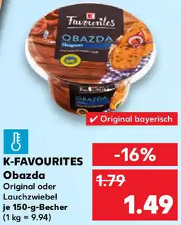 Kaufland K-FAVOURITES Obazda Angebot