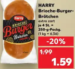 Kaufland HARRY Brioche-Burger Brötchen Angebot