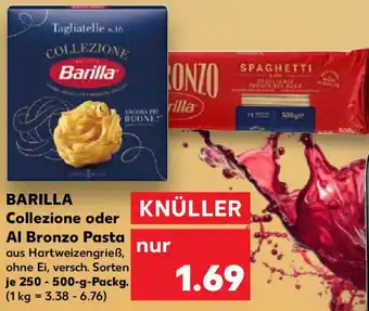 Kaufland BARILLA Collezione oder Al Bronzo Pasta Angebot