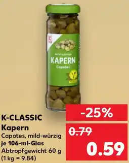 Kaufland K-CLASSIC Kapern Angebot